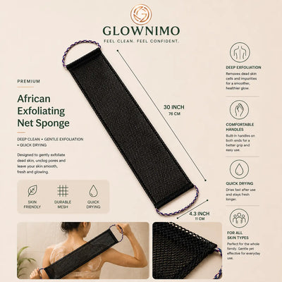 African Exfoliating Net Sponge